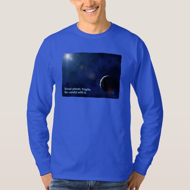 Fragile Planet T-Shirt (Vorderseite)