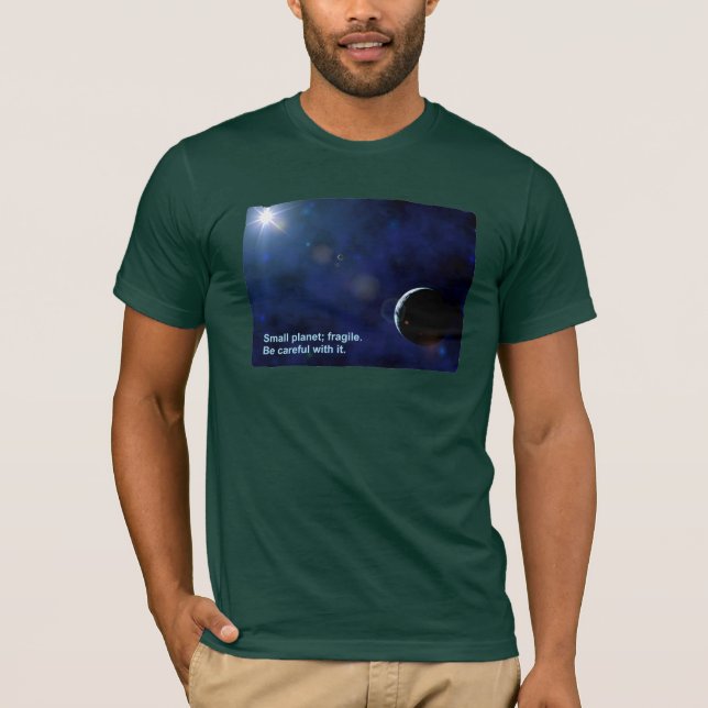 Fragile Planet T-Shirt (Vorderseite)