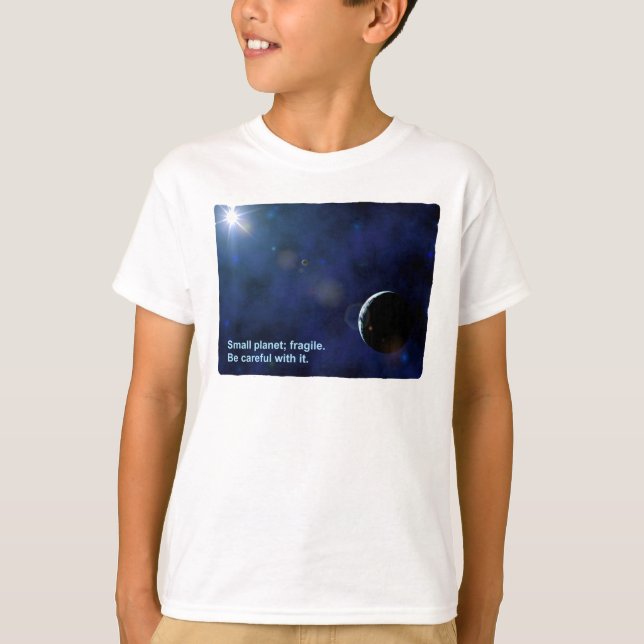 Fragile Planet T-Shirt (Vorderseite)