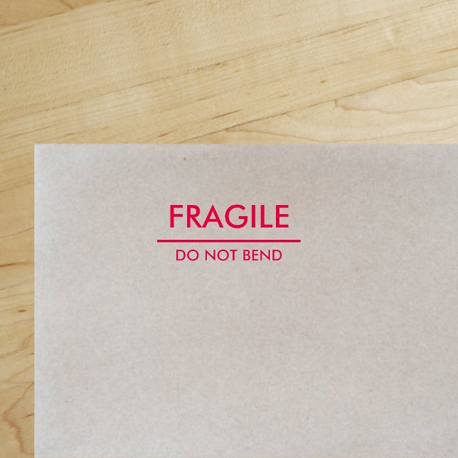 Fragile / Rotes Fett-Mailing nicht beilegen Permastempel ("Everyday is abundantly beautiful." 
Sincerely Best Wishes from Lucky Design World)