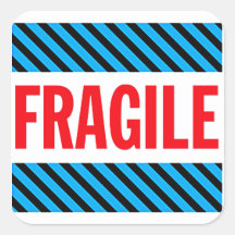 Fragile Versandmarke