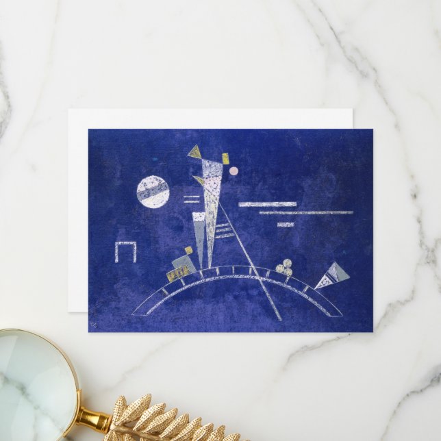 Fragile von Wassily Kandinsky Dankeskarte (Vorderseite/Rückseite Beispiel)