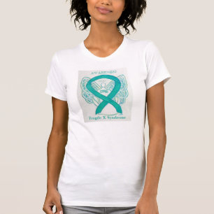 Fragile X Syndrome Awareness Ribbon Angel Shirt