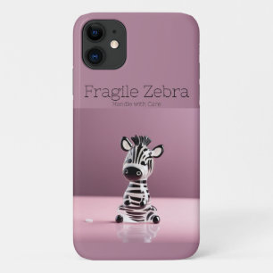 Fragile Zebra: Mit Vorsicht umgehen Case-Mate iPhone Hülle