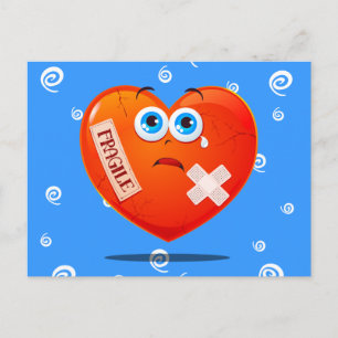 Fragiles Herz, Postkarte