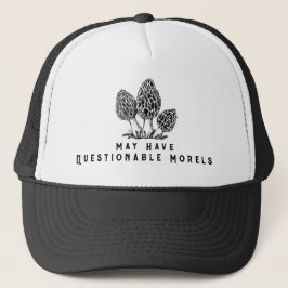 fragliche Morels Truckerkappe