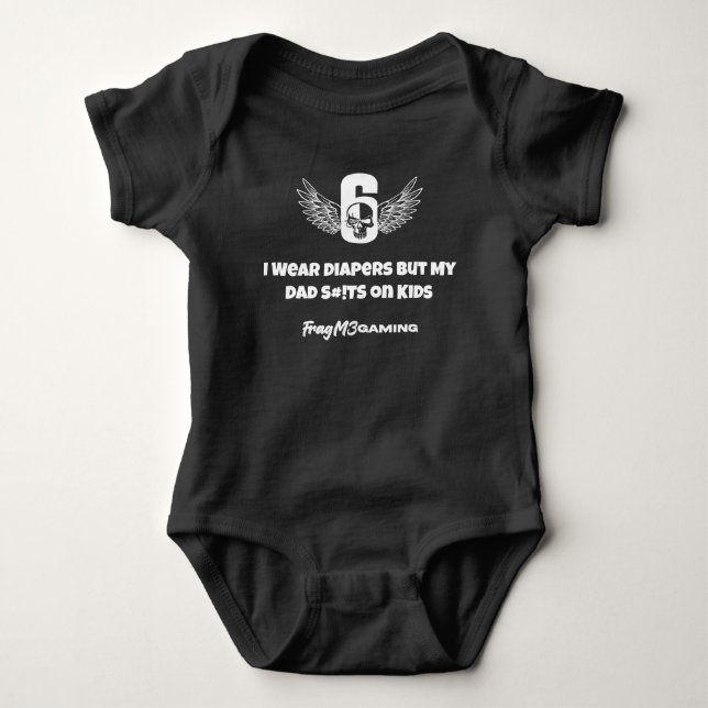 FragM3 Team Six Baby Bodysuit Strampler (Vorderseite)