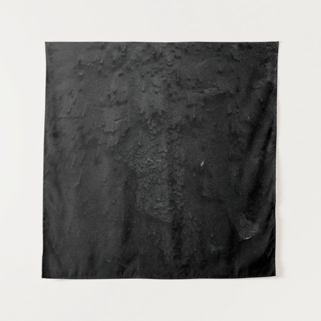 Fragment aus schwarzem und grauem Stein Wandteppich (Vorderseite)