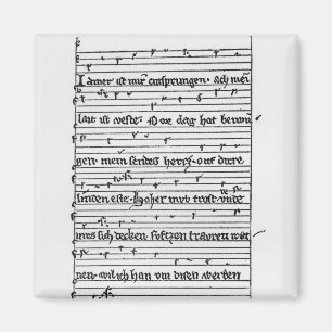 Fragment eines Gedichtes Magnet