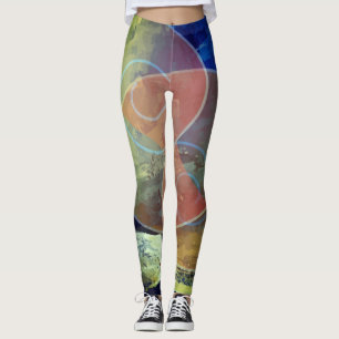 Fragment Modern Art Leggings