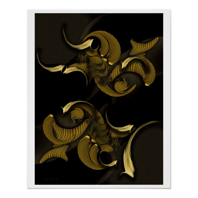 "Fragment of Interfering Space", Glossy Poster (Vorderseite)