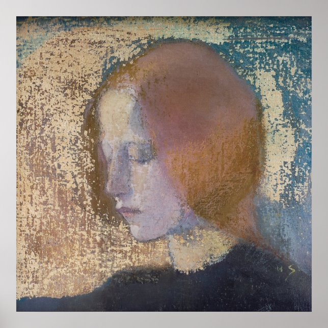 Fragment von Helene Schjerfbeck Poster (Vorne)
