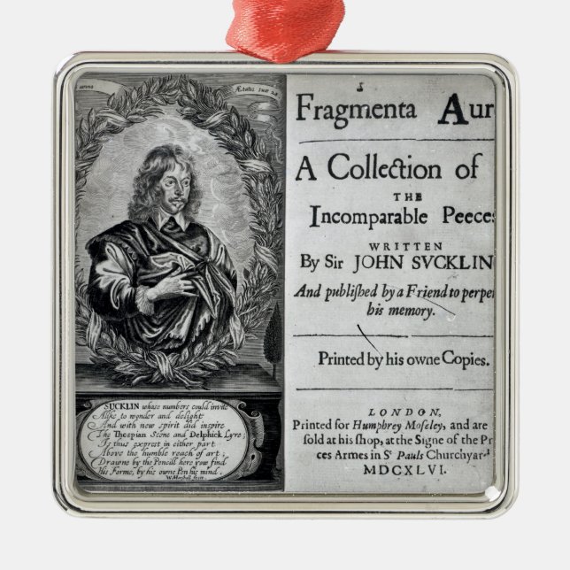 Fragmenta Aurea eine Sammlung Silbernes Ornament (Vorne)