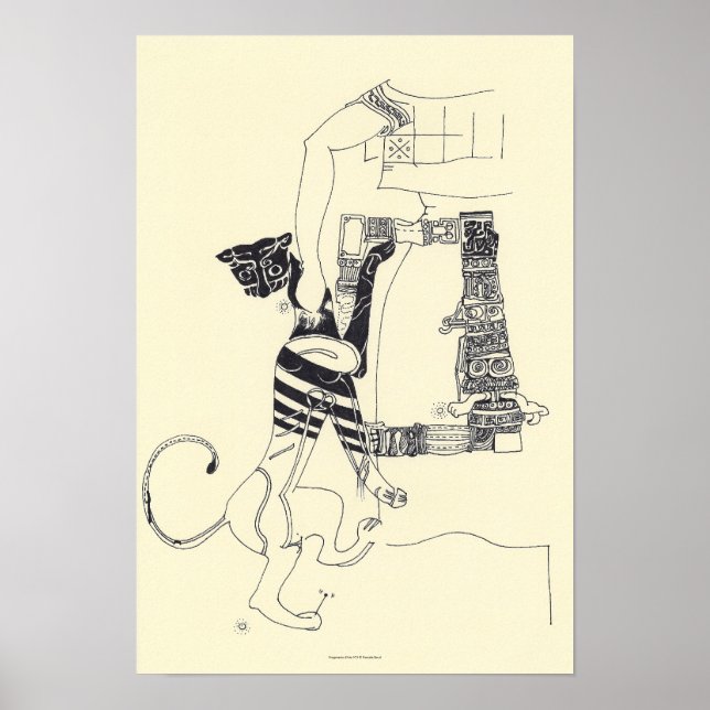 Fragmente d'Arts 4 Surrealist Zeichnend Poster (Vorne)