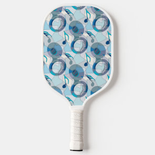 Fragmente der Tuba-Musiknote Pickleball Schläger