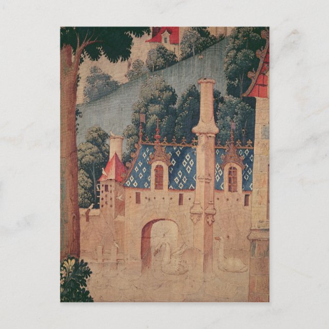 Fragmente mittelalterlicher Wandteppiche Postkarte (Vorderseite)