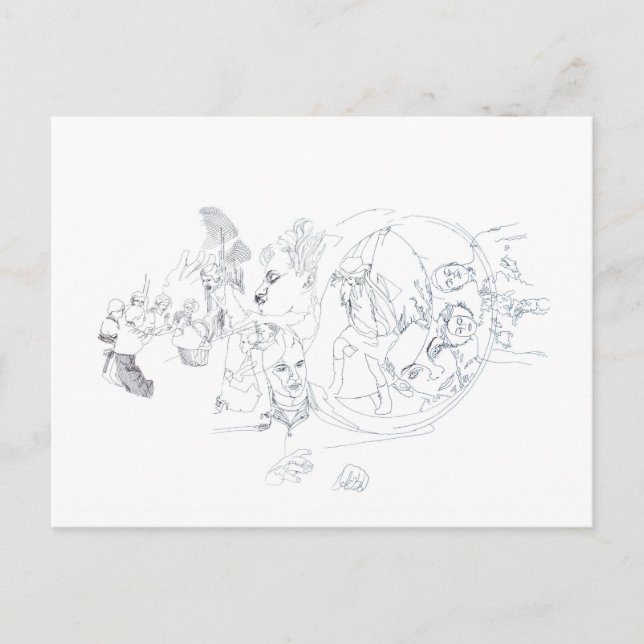 Fragmente Postkarte (Vorderseite)