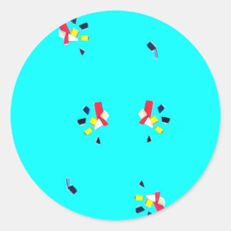 "Fragmente" Rundkleber Runder Aufkleber