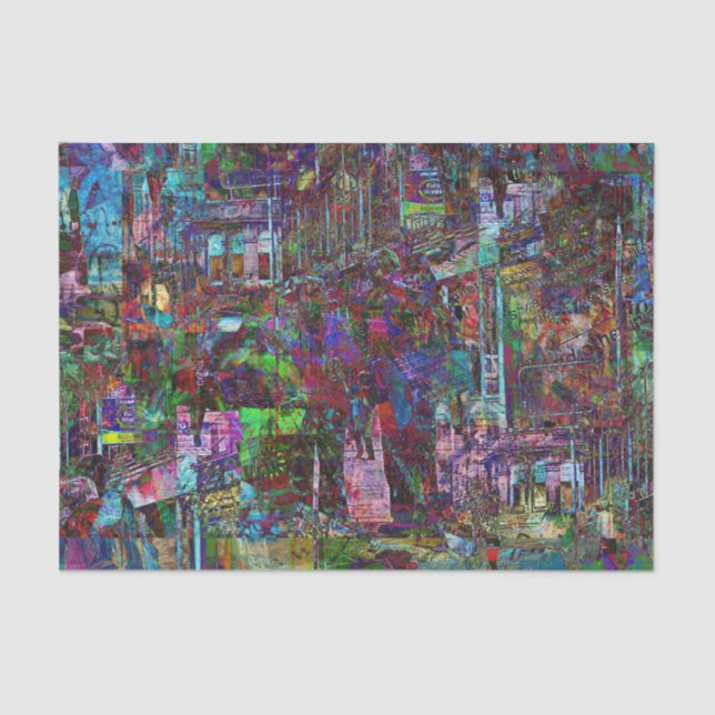 Fragmente Seidenpapier (Vorderseite)