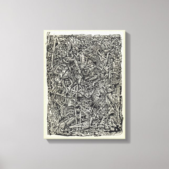 Fragmentierte Leinwand (Vorderseite)