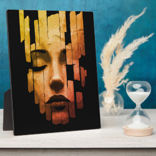 Fragmentierte Serenität – Surrealistisches digital Fotoplatte