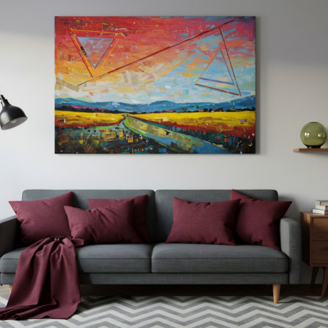 fragmentierter Horizont Leinwanddruck (Von Creator hochgeladen)