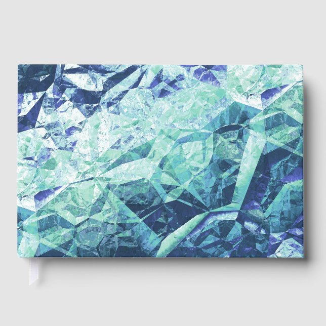 fragments of memories - cobalt and mint :  gästebuch (Vorderseite)