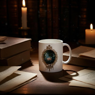 Fragonard The Swing Vintage Art Mug - Luxury Gold  Kaffeetasse