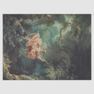 Fragonard's Das Schwingen-Debutt  Seidenpapier