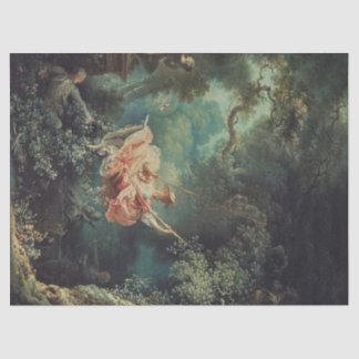 Fragonard's Das Schwingen-Debutt  Seidenpapier