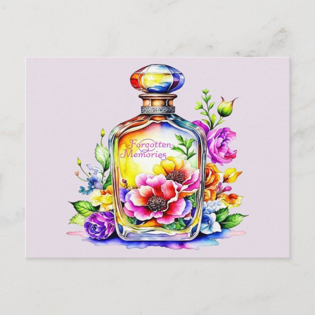 Fragrance Vergessene Erinnerungen Postkarte (Vorderseite)