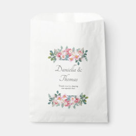 Fragrant Garden Elegant Wedding Favor Bags Geschenktütchen