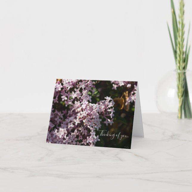 Fragrant Lilac Denken Sie an Ihre Karte (Vorderseite)
