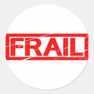 Frail-Briefmarke Runder Aufkleber