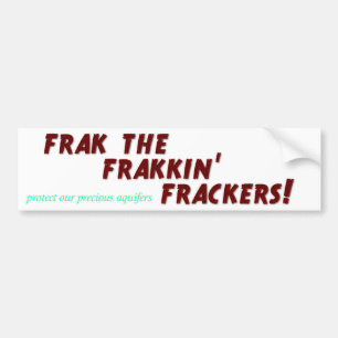 Frak die frakkin frackers! autoaufkleber