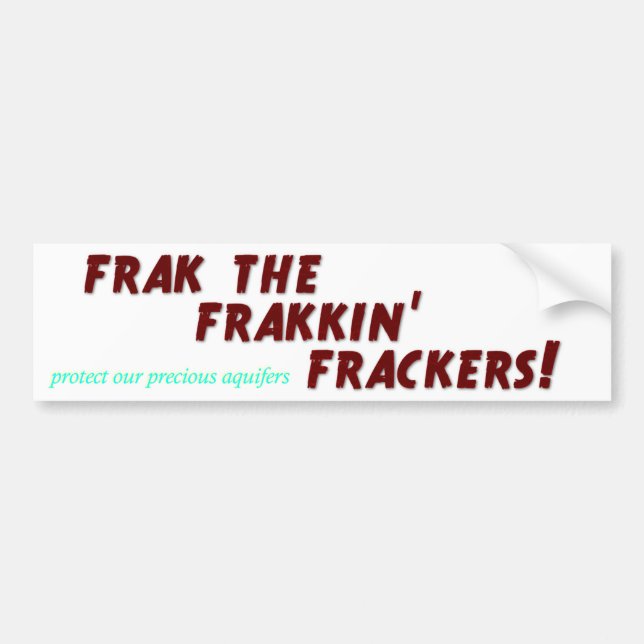 Frak die frakkin frackers! autoaufkleber (Vorne)