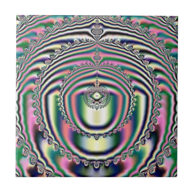 Fraktal 10 Tile Fliese (Vorderseite)