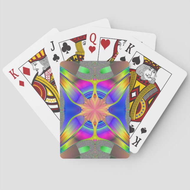 Fraktal 112 Spielkarten (Rückseite)