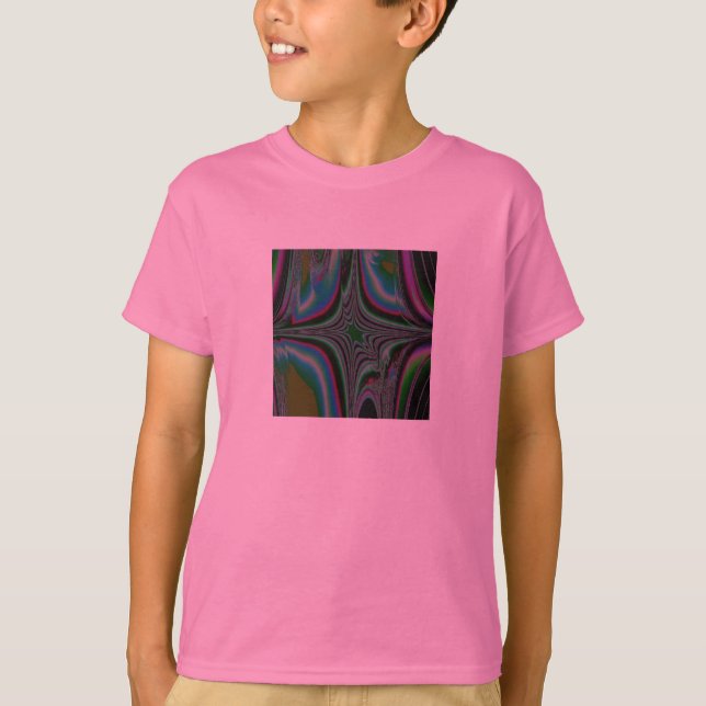 Fraktal 14, T - Shirt für Mädchen (Vorderseite)