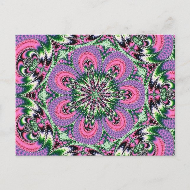 Fraktal 1, Postkarte (Vorderseite)