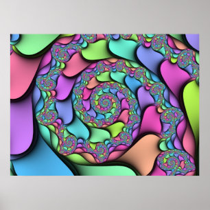 Fraktal 318-2 poster