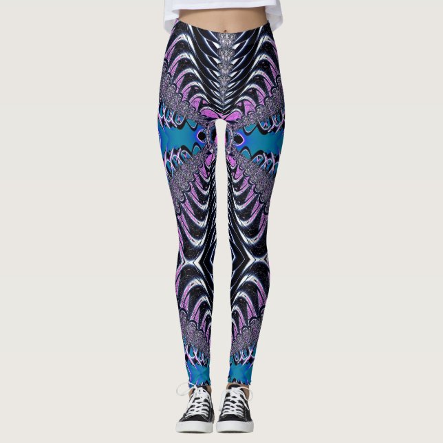 Fraktal 33 Leggings (Vorderseite)