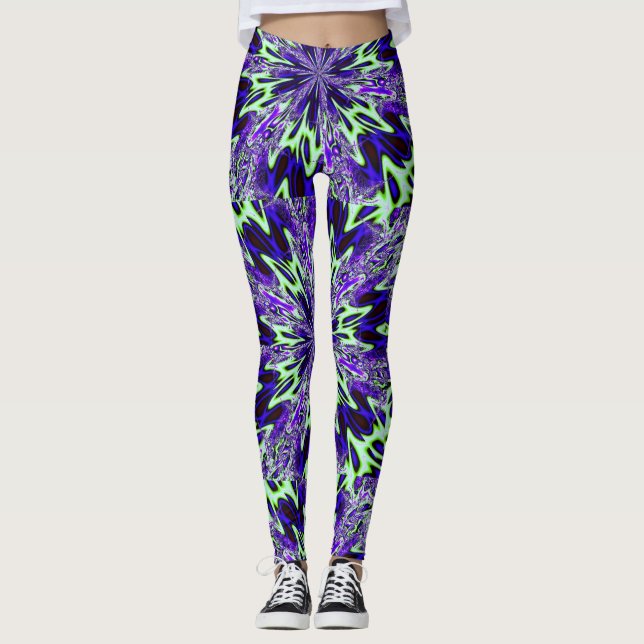 Fraktal 50 Leggings (Vorderseite)