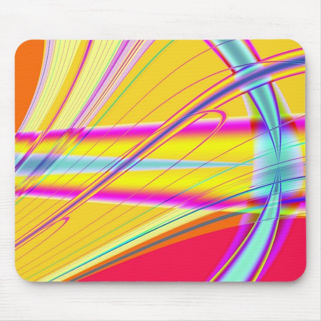 Fraktal Abstrakt 061012e Mousepad (Vorne)