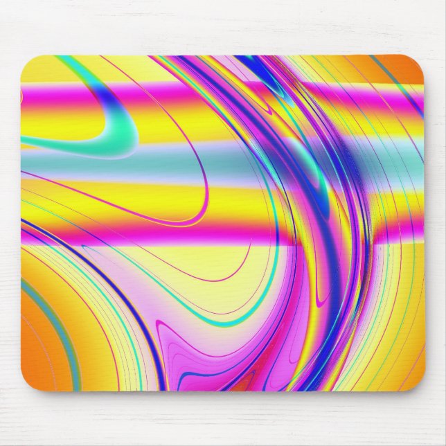 Fraktal Abstrakt 061012f Mousepad (Vorne)