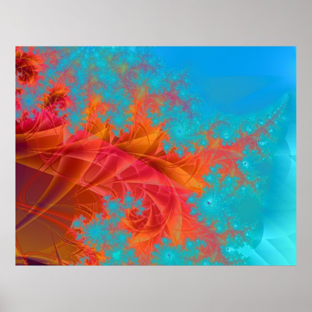 FRAKTAL ABSTRAKT 1 POSTER (Vorne)
