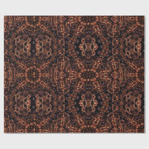 Fraktal Abstraktes Schleifpapier Geschenkpapier