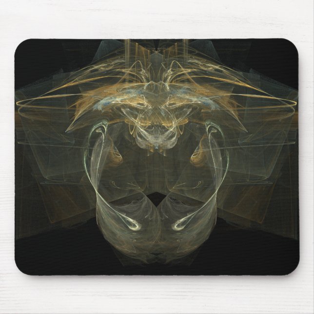 Fraktal Ansichten.. 160313-5 Mousepad (Vorne)