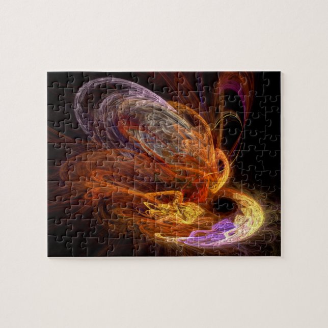 Fraktal - Anstieg des Phönix Puzzle (Horizontal)