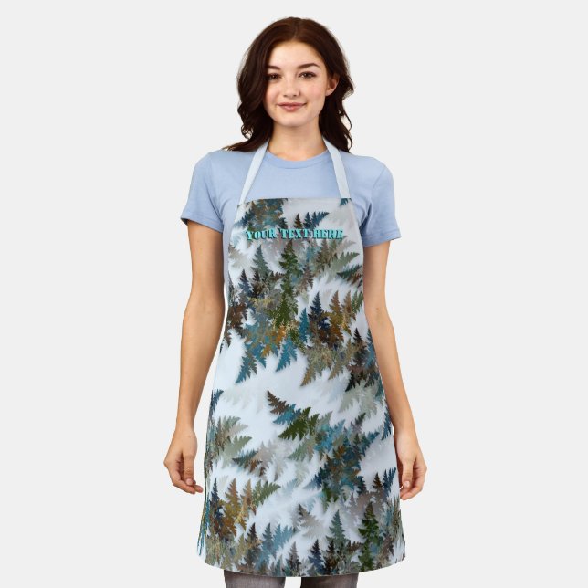 Fraktal Arctic Camouflage Schürze (Getragen)